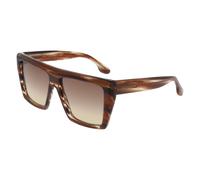 Victoria Beckham Brown Acetate Sunglasses