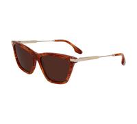 Victoria Beckham Vb663s Woman Sunglasses Marrone Light Brown 8/CAT3 Donna