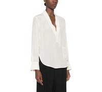 Victoria Beckham - Camicetta con scollo a V - - Blouses & Shirts - Donna - Beige - S