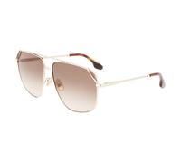 Victoria Beckham Donna VB229S 733 Occhiali da sole Metallo Oro Marrone Pilot Fotocromatiche