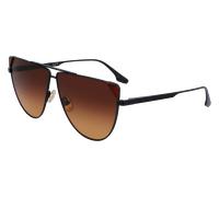 Victoria Beckham Donna VB239S 215 Occhiali da sole Metallo Nero Marrone Pilot Normale Normale