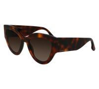 Victoria Beckham Donna VB628S 215 Occhiali da sole Acetato Tartaruga Marrone Cat Eye Fotocromatiche