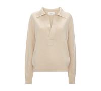 Victoria Beckham - Genevieve Polo Collar Jumper - - Tops - Donna - Beige - S
