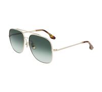 Victoria Beckham Gold Metal Sunglasses