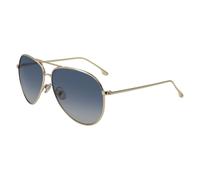 Victoria Beckham Gold Metal Sunglasses