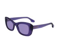 Victoria Beckham Gray Acetate Sunglasses