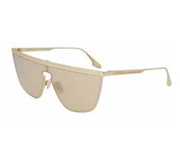 Victoria Beckham Donna VB245S 704 Occhiali da sole Metallo Oro Maschera Normale