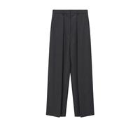 Victoria Beckham - Pantaloni a vita alta in lana con piega - - Trousers - Donna - Grigio - M