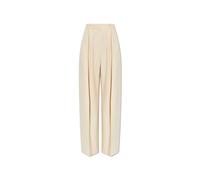 Victoria Beckham - Pantaloni a Pieghe - - Trousers - Donna - Beige - M