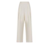 Victoria Beckham - Pantaloni ampi a pieghe - - Trousers - Donna - Bianco - S