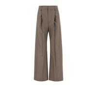 Victoria Beckham - Pleated Trouser - - Trousers - Donna - Marrone - 2XS