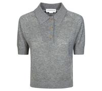 Victoria Beckham - Polo in Maglia - - Tops - Donna - Grigio - L