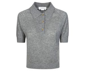 Victoria Beckham - Polo in Maglia - - Tops - Donna - Grigio - L