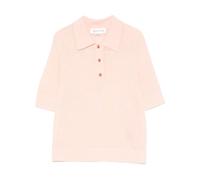 Victoria Beckham - Polo Top Abbottonata - - Knitwear - Donna - Rosa - S