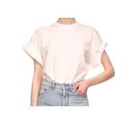 Victoria Beckham - T-shirt con maniche a risvolto - - Tops - Donna - Bianco - XS
