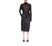 Victoria Beckham - Top a Maniche Lunghe Drappeggiato - - Knitwear - Donna - Nero - M