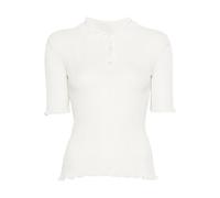Victoria Beckham - Top Polo Pointelle - - Tops - Donna - Bianco - S