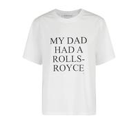 Victoria Beckham, ,Tops ,Donna ,Bianco ,L Vintage Auto Slogan Tee