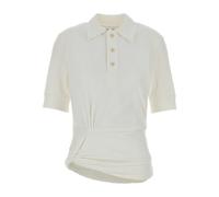 Victoria Beckham - Twist Detail Polo Top - - Tops - Donna - Bianco - S