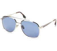 Victoria Beckham Donna VB233S 720 Occhiali da sole Metallo Oro Blu Pilot Fotocromatiche