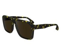 Victoria Beckham Vb671s, Occhiali Donna, Black Yellow Havana, Taglia Unica