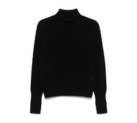 Victoria Beckham - Maglione Dolcevita a Coste - - Knitwear - Donna - Nero - XS
