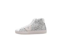 Victoria Berlin BOTIN Glitter & Piel, Sneaker Donna, Argento, 42 EU