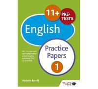 Victoria Burrill 11+ English Practice Papers 1 (Tascabile)