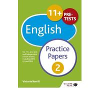 Victoria Burrill 11+ English Practice Papers 2 (Tascabile)