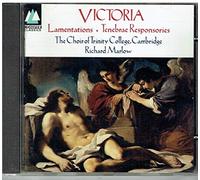 Victoria/ Cambridge Trinity Coll Choir/ Marlow - Lamentations