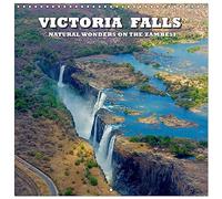 Victoria Falls natural wonders on the Zambezi (Wall Calendar 2026 12" x 24" / 30 x 60 cm (aperto) Calvendo 12 Month Wall Calendar