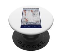 Victoria Falls Zambesi Rhodesia - Poster di viaggio PopSockets PopGrip Adesivo