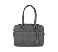 VICTORIA HYDE Borsa a mano da donna con manici, grande borsa a tracolla Multi Pocket Top Grip tasche per affari, ufficio, scuola, shopping lavoro, grigio, 32 x 23 x 11.5 cm