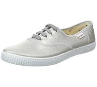 Victoria Ingles Tejido TORNOSOLADO, Sneakers Basse Donna, Argento Plata, 39 EU