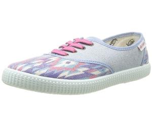 Victoria Inglesa Etnico Jeans, Sneaker Donna Blu Bleu (Azul) 36