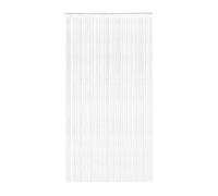 Victoria M. Leonora Tenda a Fili per Porte Divisorio per Stanze con Passante per Bastone Lavabile Accorciabile, 100 x 245 cm, Bianco