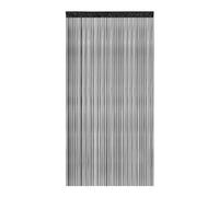 Victoria M. Leonora Tenda a Fili per Porte Divisorio per Stanze con Passante per Bastone Lavabile Accorciabile, 100 x 245 cm, Nero, Pacco da 2