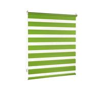 Victoria M. Tenda a Rullo Doppia Klemmfix 90 x 230 cm Verde, Tenda Giorno Notte Senza Fori con Supporto Klemmfix