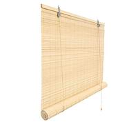 Victoria M. Tenda a Rullo in Bambù per Interni, Protezione Solare e della Privacy per Porte e Finestre, 130 x 220 cm, Colore Natura