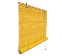 Victoria M. Tenda a Rullo in Bambù per Interni, Protezione Solare e della Privacy per Porte e Finestre, 130 x 220 cm, Colore Bambù