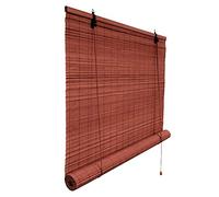Victoria M. Tenda a Rullo in Bambù per Interni, Protezione Solare e della Privacy per Porte e Finestre, 70 x 160 cm, Colore Ciliegia