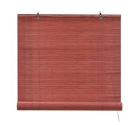Victoria M. Tenda a Rullo in Bambù per Interni, Protezione Solare e della Privacy per Porte e Finestre, 80 x 130 cm, Colore Ciliegia