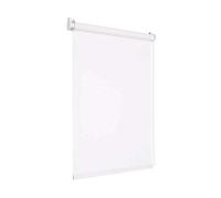 Victoria M. Tenebra Tenda a Rullo Oscurante, Montaggio con e senza Fori, Avvolgibile, Bianco, 125 cm x 160 cm (Larghezza x Altezza)