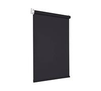 Victoria M. Tenebra Tenda a Rullo Oscurante, Montaggio con e senza Fori, Avvolgibile, Nero, 100 cm x 220 cm (Larghezza x Altezza)