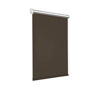 Victoria M. Tenebra Tenda a Rullo Termica Oscurante, Rivestimento Isolante, Montaggio con e senza Fori, Avvolgibile, Marrone Scuro, 140 cm x 160 cm (Larghezza x Altezza)