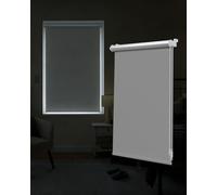 Victoria M. Tenebra Tenda a Rullo Termica Oscurante, Rivestimento Isolante, Montaggio con e senza Fori, Avvolgibile, Grigio, 130 cm x 160 cm (Larghezza x Altezza)