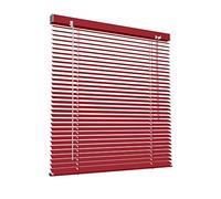 Victoria M. Veneziana in Alluminio, 60 x 130 cm, Rosso Vinaccia Bordeaux, Montabile Senza Fori, Incluse Clip di Fissaggio Klemmfix