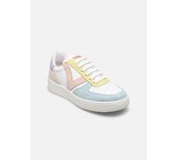 victoria Sneaker Madrid Effetto Pelle & Pezzi Multicolori in Crosta di Pelle 1258214 per Donna Celeste 36
