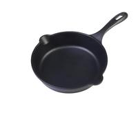 Victoria Padella in Ghisa Smaltata Induzione da 16,5cm, Adatta per, Fuoco, Barbecue, Forno, Vetroceramica e Gas, Cast Iron Skillet Senza Sostanze Tossiche, Senza PTFE e PFOA
