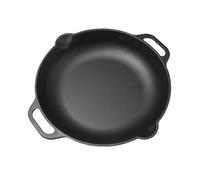 Victoria Padella per Paella in Ghisa Smaltata Induzione da 33cm, Adatta per, Fuoco, Barbecue, Forno, Vetroceramica e Gas, Cast Iron Skillet Senza Sostanze Tossiche, Senza PTFE e PFOA